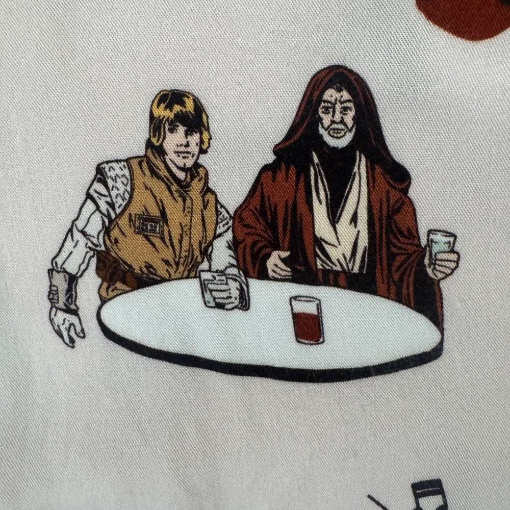 STAR WARS Mos Eisley Cantina-Box Lunch Exclusive Men's Button Down Shirt Sz XL - Picture 6 of 12